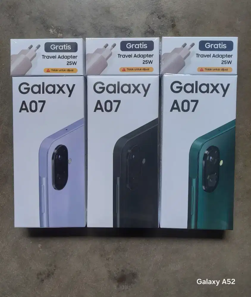 SAMSUNG GALAXY A07 6/128 NEW GARANSI RESMI