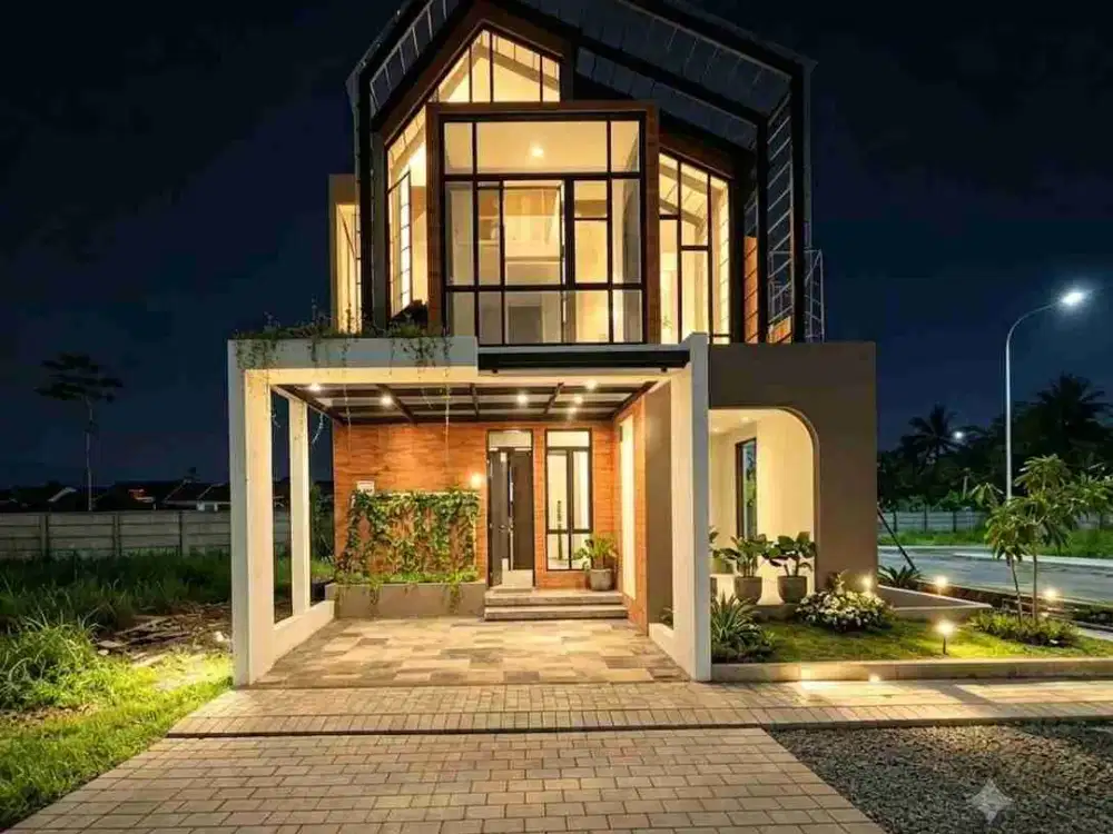 Rumah baru mewah Scandavian Sumampir dekat kampus Unsoed Purwokerto