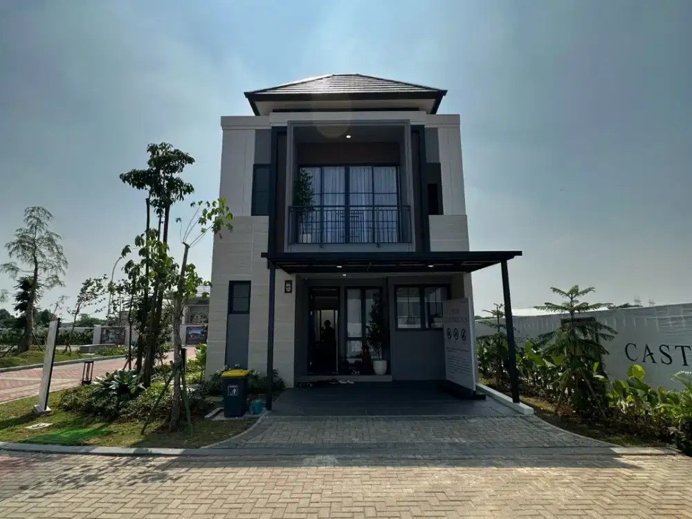 JUAL RUMAH 5 KAMAR TIDUR DI BSD CLUSTER CASTILLO AT TERRAVIA