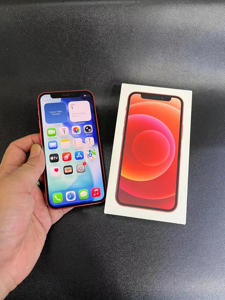 Iphone 12 mini 256gb Beacukai Dual Sim Second Fullset Original
