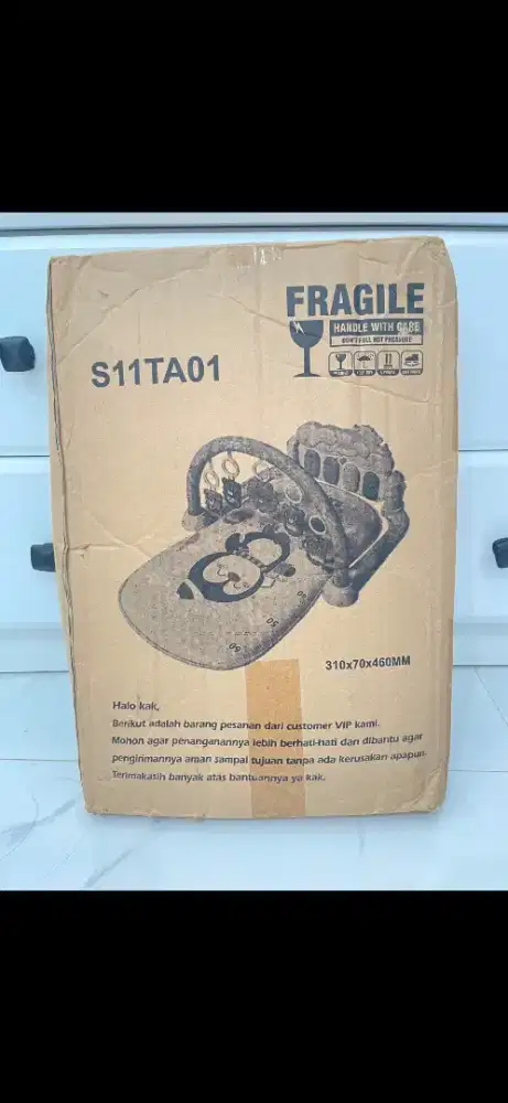 Mainan piano playmat baby gym