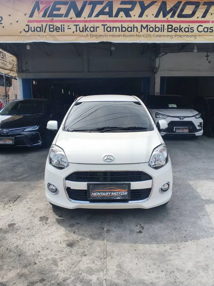Daihatsu Ayla X 1.0 Automatic 2016 LCGC Putih Terawat Bagus Komplit OK