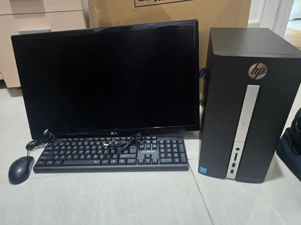 Komputer PC Desktop HP Pavilion Intel, Ram 8GB internal 600GB