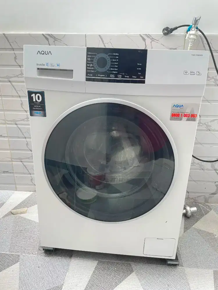 Mesin Cuci Front Loading merk Aqua