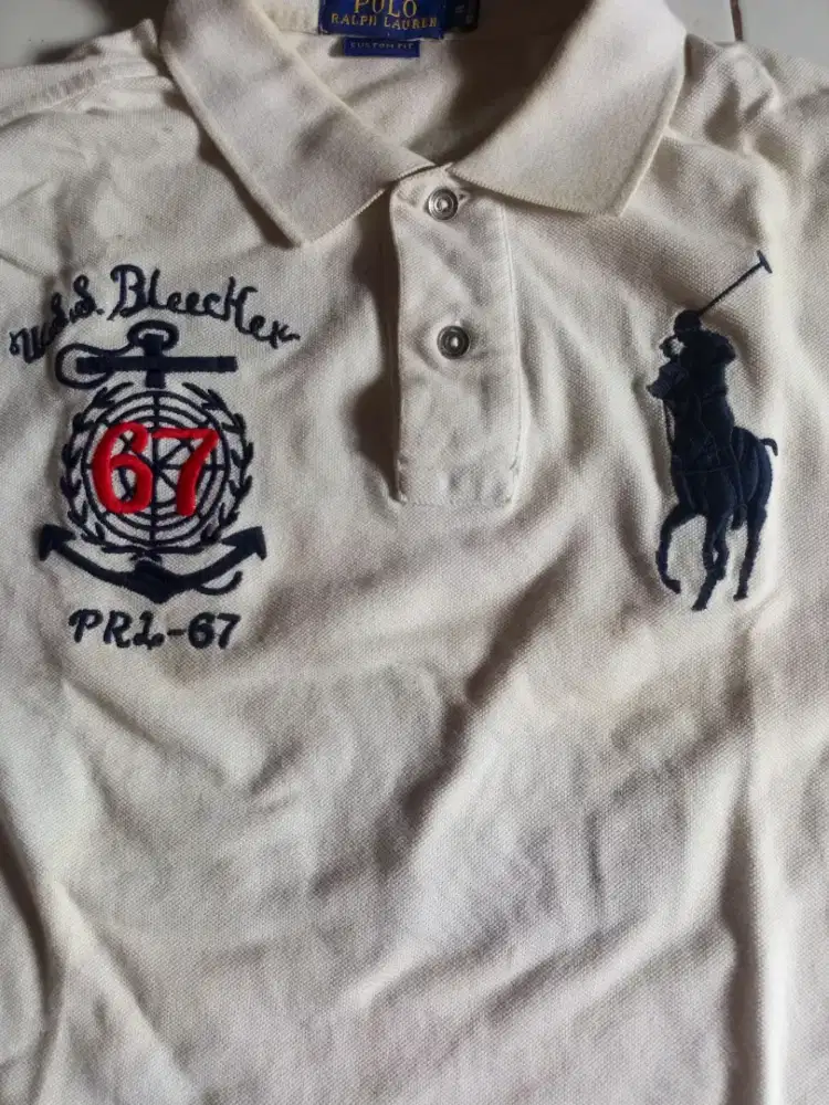 Polo Ralph Lauren Polo White Custom Fit Original