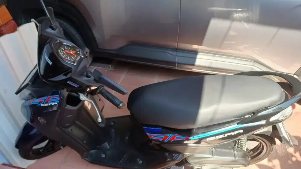 Yamaha Gear Th 2023 Hitam Biru Km Hanya 700 Bagus Mulus