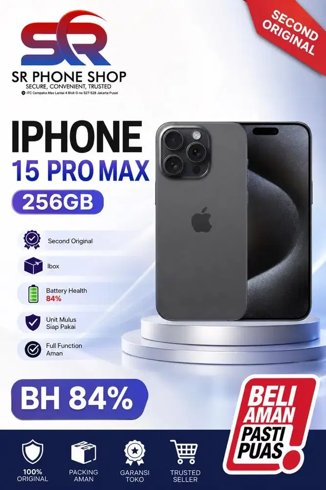 Iphone 15 promax 256GB ibox