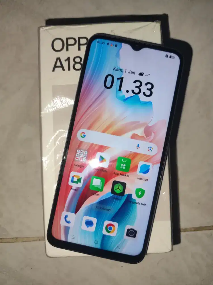 oppo a18 4/128 mulus,lengkap nominus, pemakaian sehari
minat