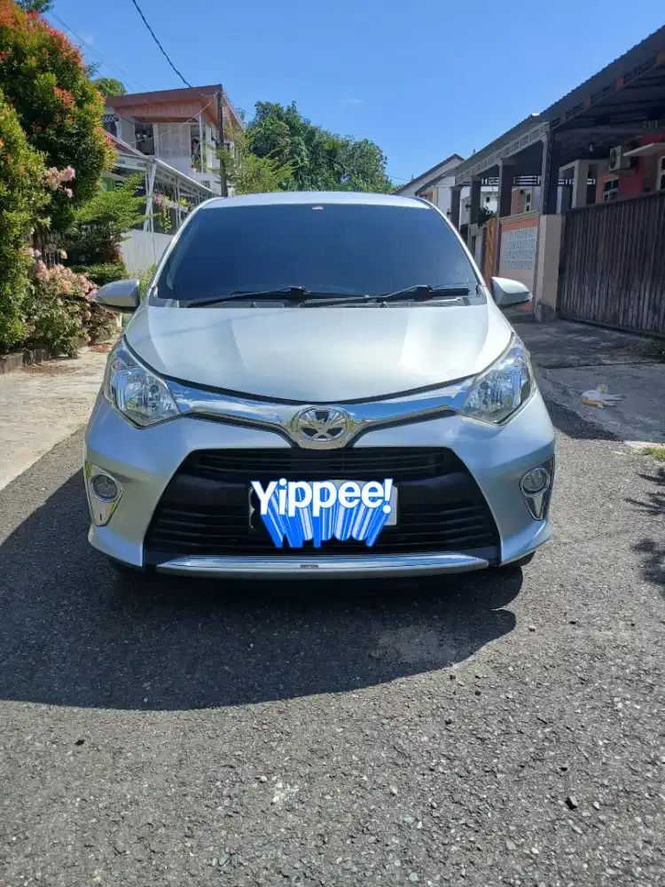 Di jual mobil Toyota Calya 1.2 G - A/T metik tahun 2018 warna silver