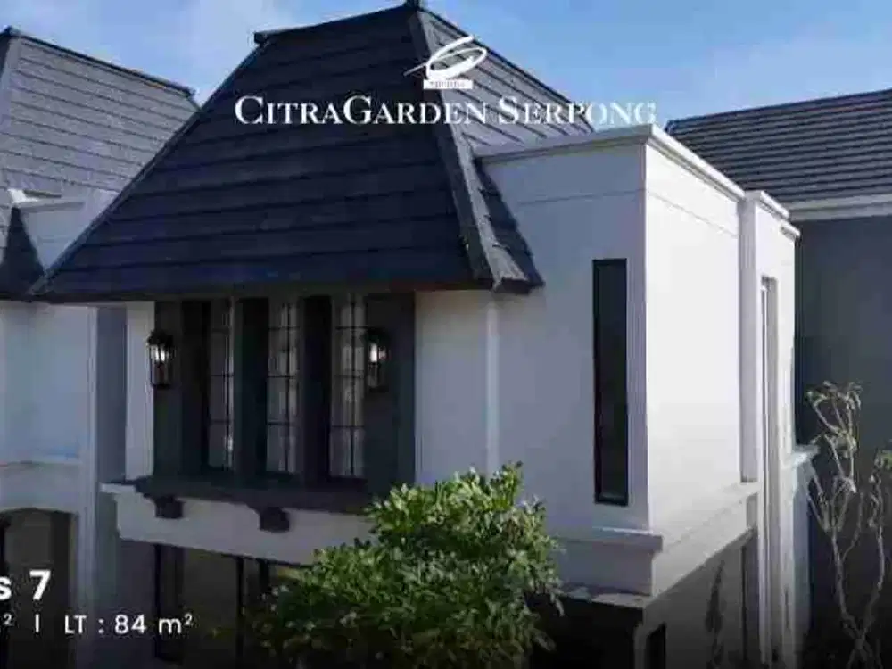 Rumah Baru Citra Garden Serpong Cisauk Cluster Hortis Tipe 7x12 Bisa KPR DP 0%