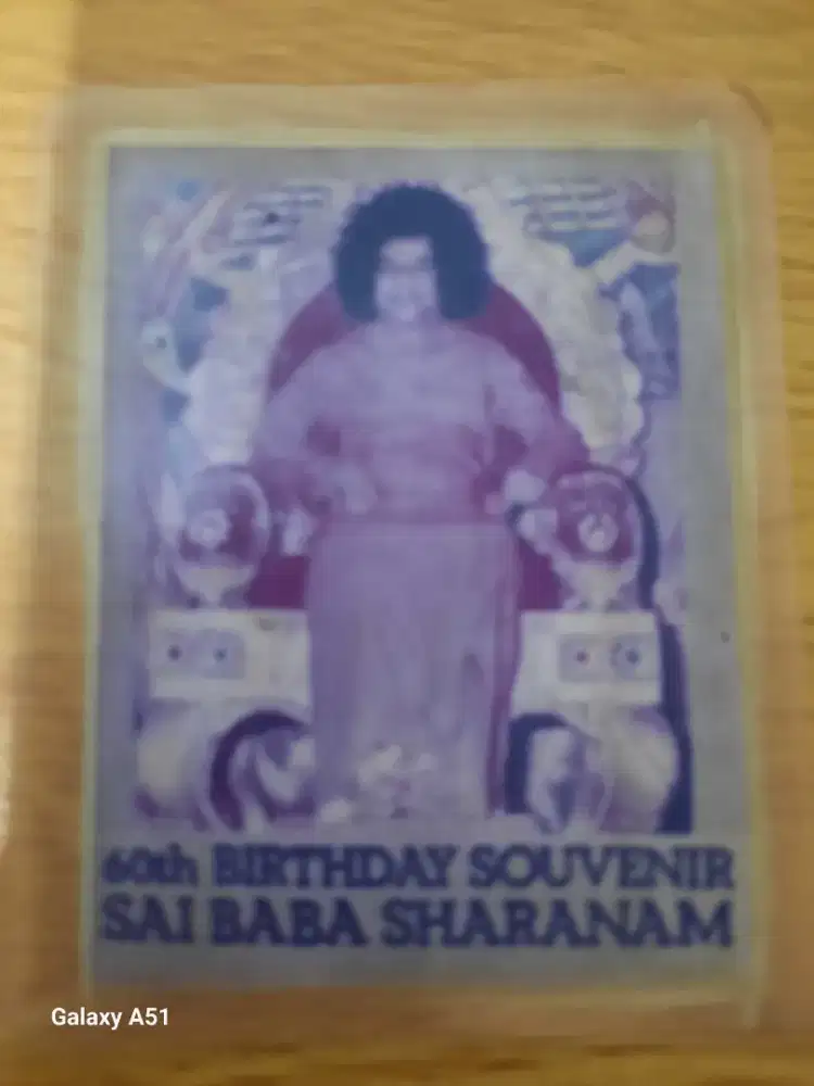 60th Souvenier Birthday Om Sai Ram