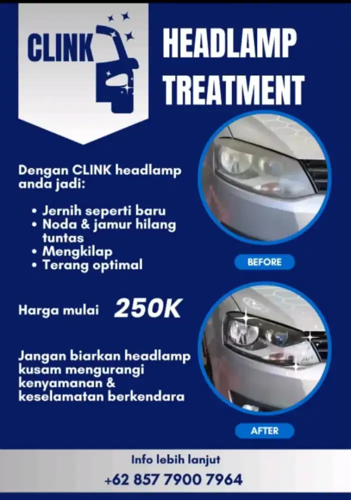 Poles lampu mobil/headlamp