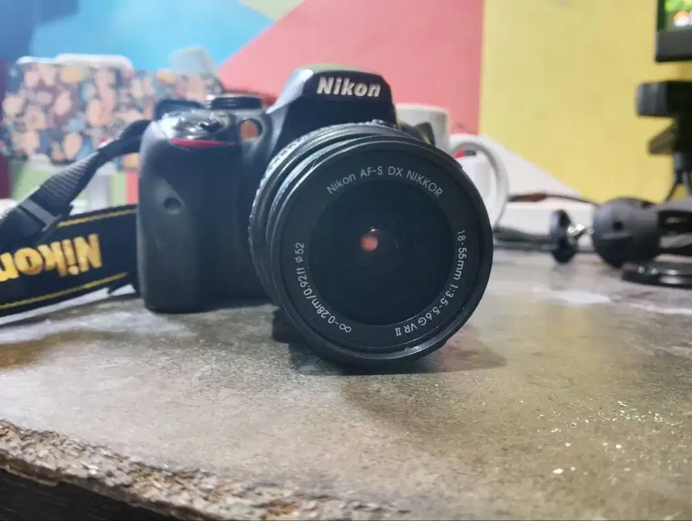 NIKON D3400 fullset banyak bonus