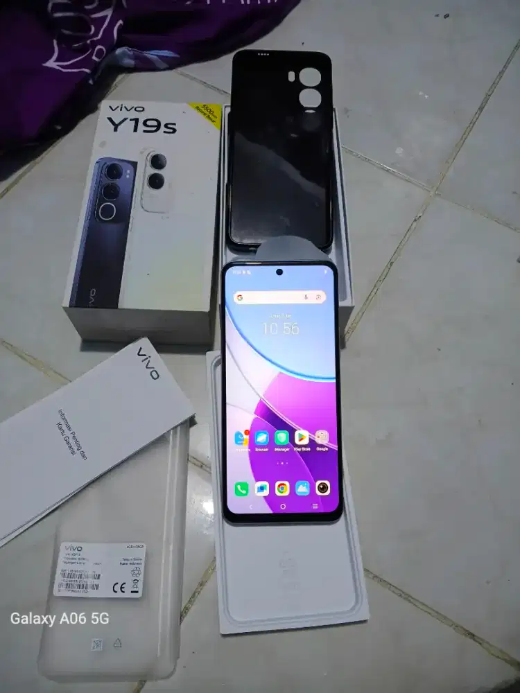 Jual hp vivo Y19S pro jaringan 4G LTE ram 4+4= 8GB/128GB