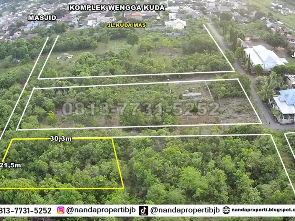 jual cepat tanah 650m2 di wengga trikora