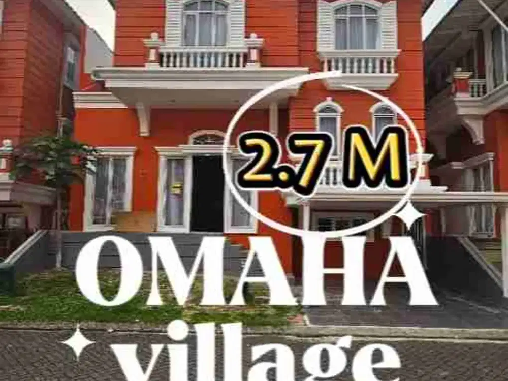dijual rumah 3 lantai Furnished full interior di Cluster Omaha village gading serpong