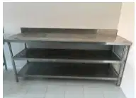 Table S/S 2 Level for Storage stainless