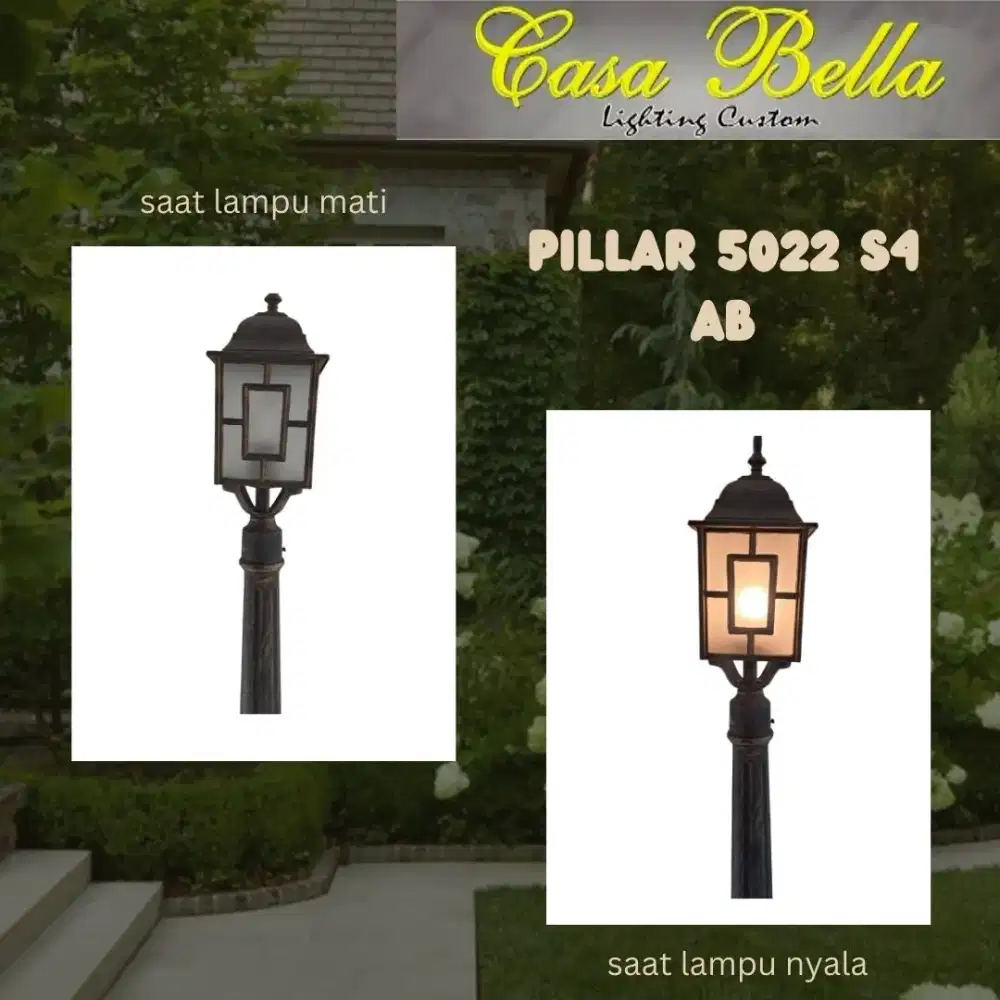 Lampu pilar klasik