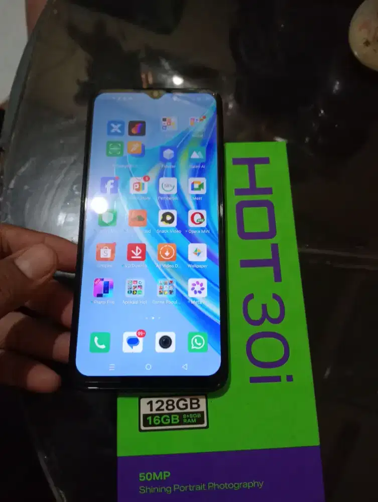 Bismillah jual cepat hp Infinix hot 30i ram 16/128, fullset