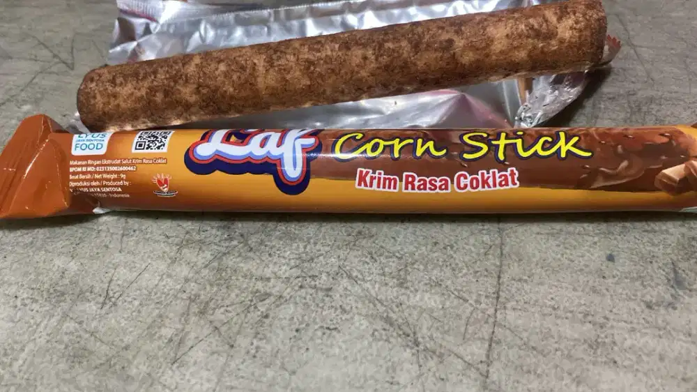 Corn stik rasa jagung coklat