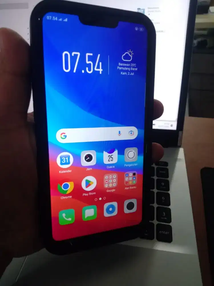 Handphone Oppo A3s Jarang Pakai Kondisi Mulus Dijual Cepat