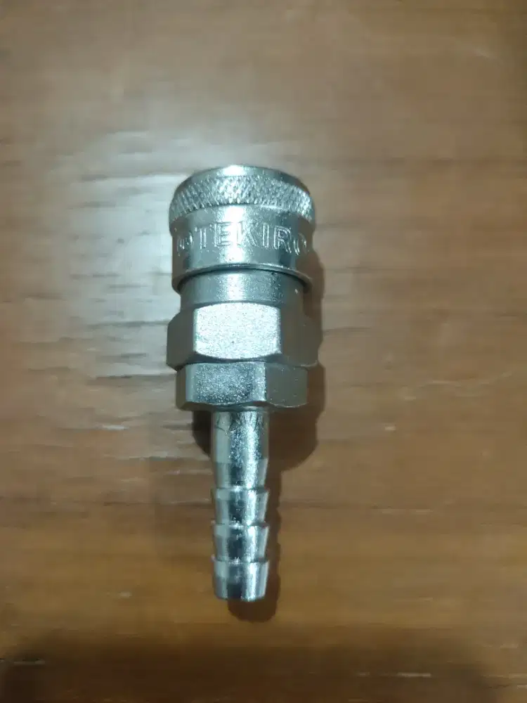 Quick Coupler Tekiro 20SF + Hose Nipple 1/4 Ori –Kondisi Sangat Bagus