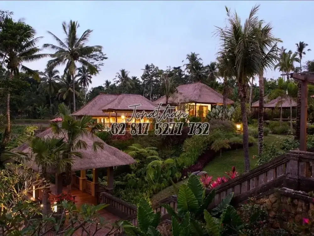 VILLA MEWAH VIEW GUNUNG DAN HUTAN LAHAN LUAS DI PERBATASAN PAYANGAN UBUD - VSRE