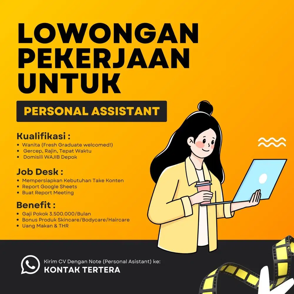 WE'RE HIRING! Personal Asistant