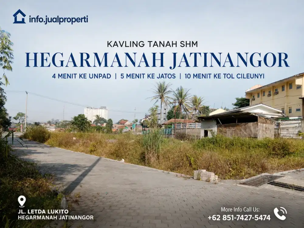 Flash Sale Tanah Kavling Shm 115 M² Jatinangor Dekat Unpad Harga 506 Juta