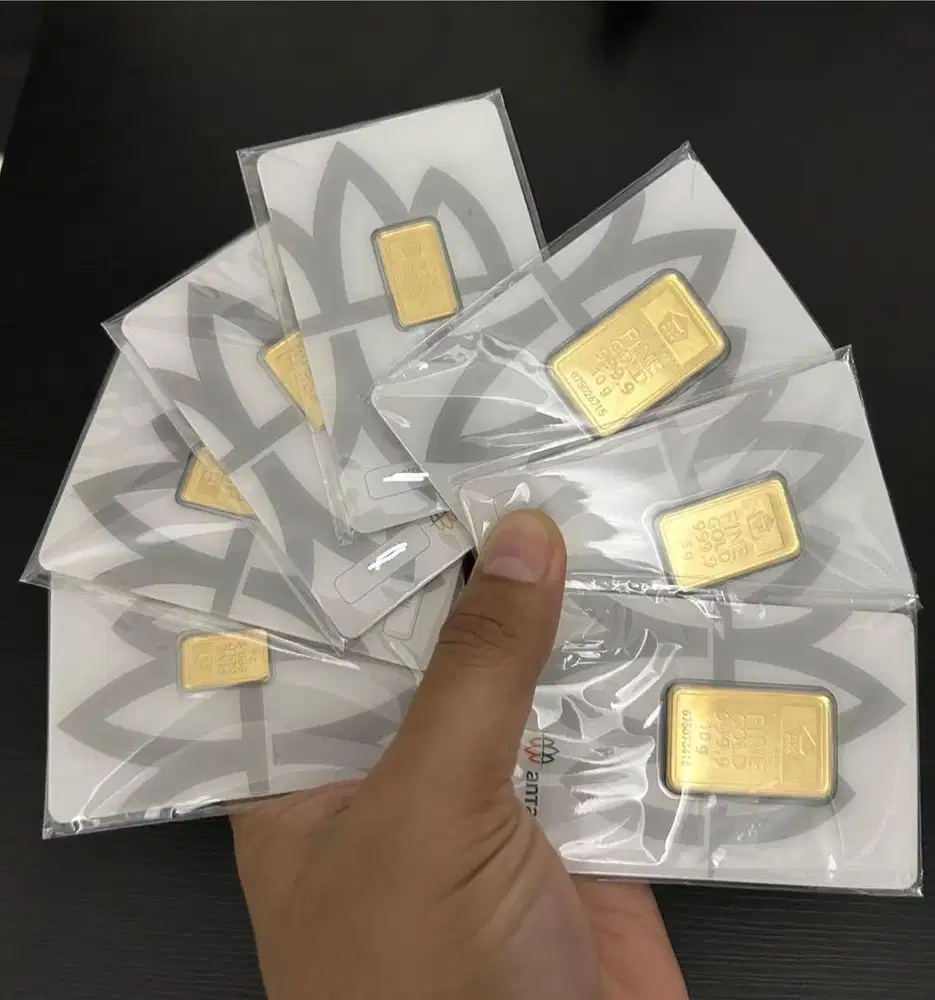 Logam mulia Emas antam 5 & 10 gram