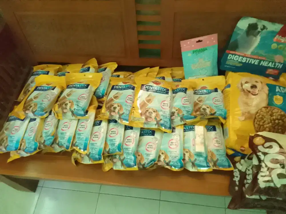 Makanan anjing termurah / dentastix / pedigree