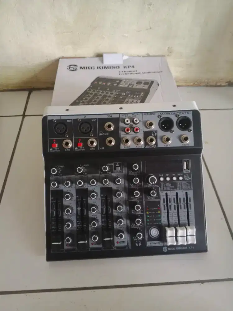 Mixer audio Mkc kimiso KP4 4 channel