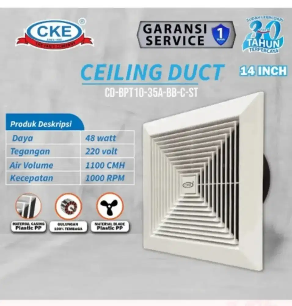 Exhaust Plafond CKE 14