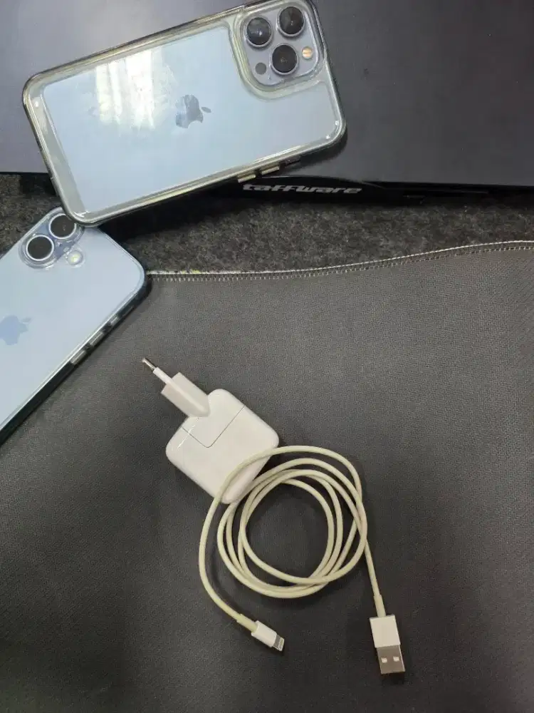 Adapter Kepala Charger iPhone/iPad 10w Original + Kabel Lighting