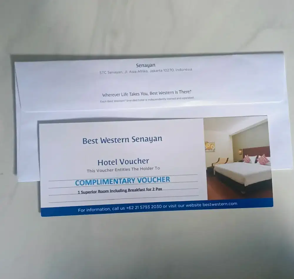 Voucher Best Western Senayan