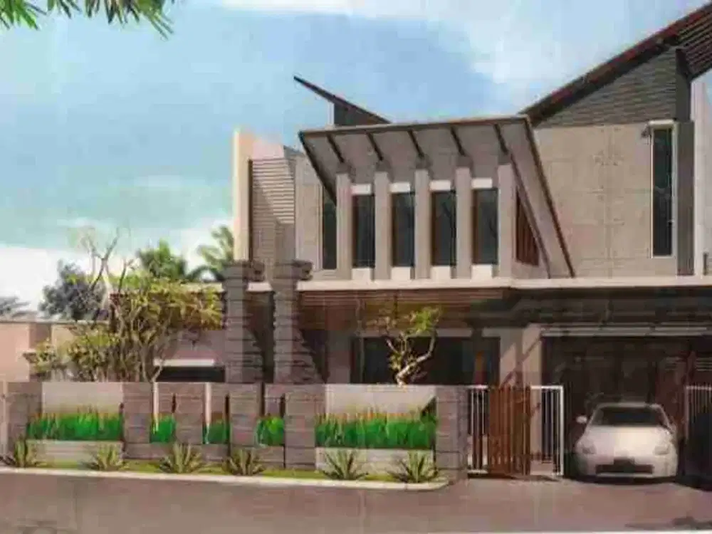 Rumah 2 Lantai tinggal finishing SHM  Lahan 362 meter