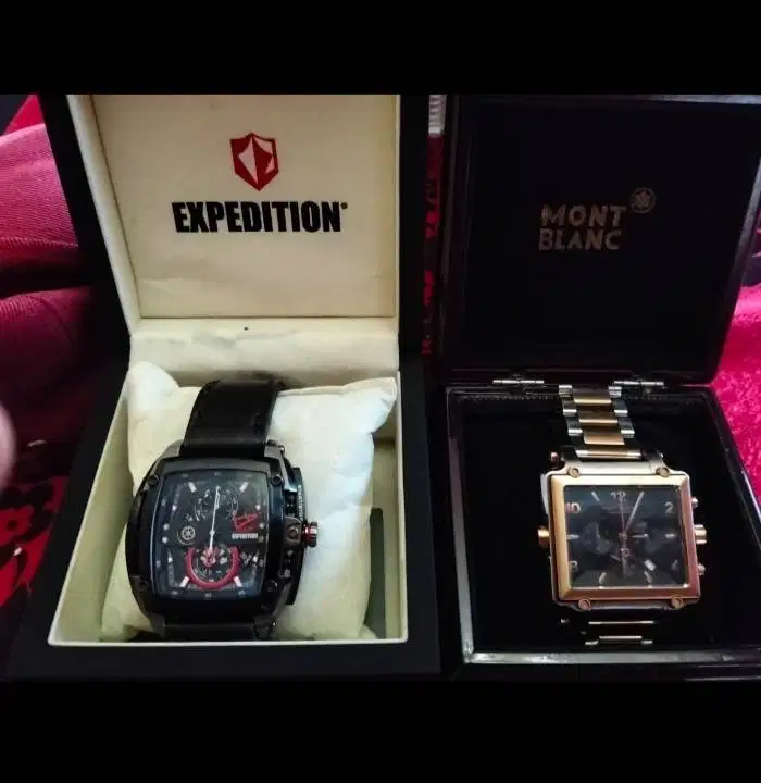 jual jam tangan expedition dan Montblanc