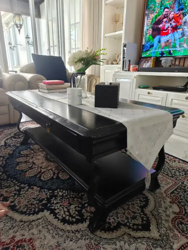 Dijual meja sofa bahan kayu