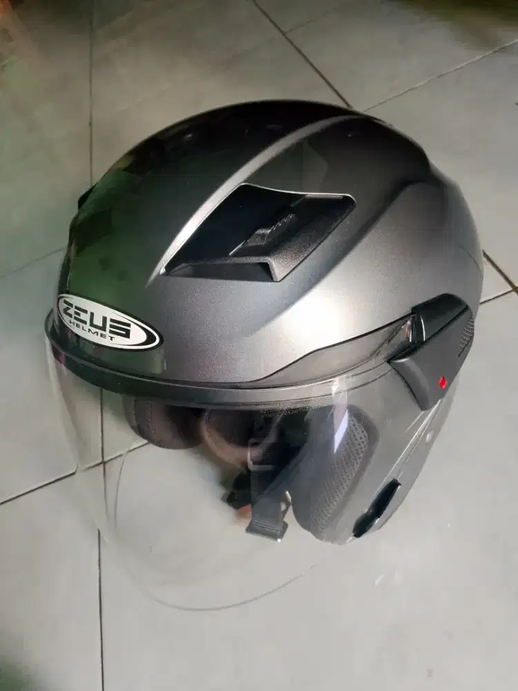 Helm Zeus Zs611 Solid Double Visor
