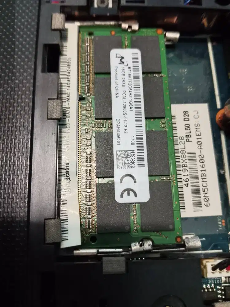 Ram Laptop 16gb ddr3 merk micron