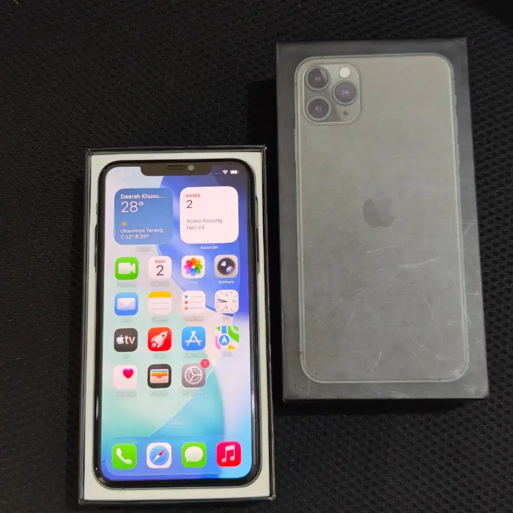 Iphone 11 Pro Max 256 Dual Sim Bea Cukai Mulus Fullset