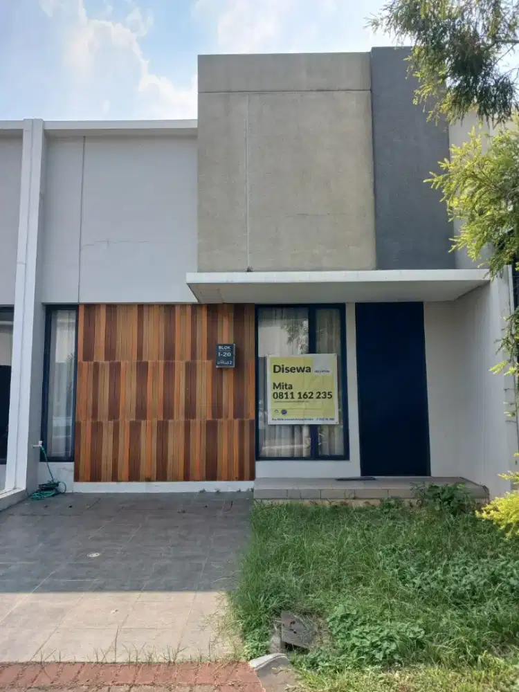 Rumah Disewakan Cluster Uville Bintaro Jaya