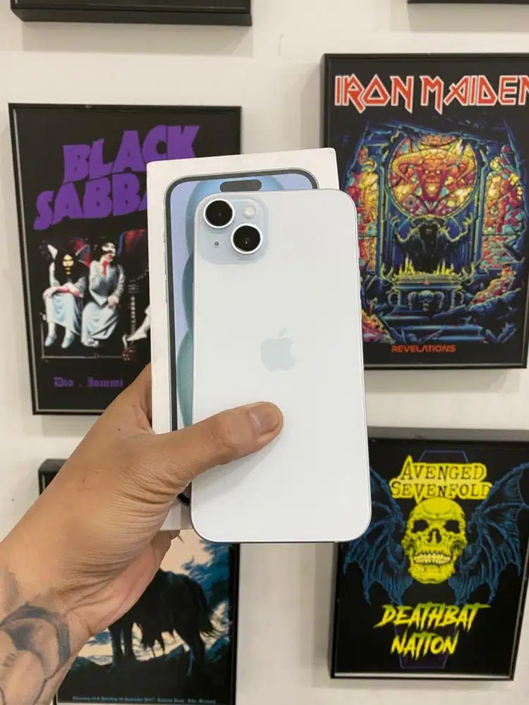 Iphone 15 plus 128GB Fullset All Operator Mulus