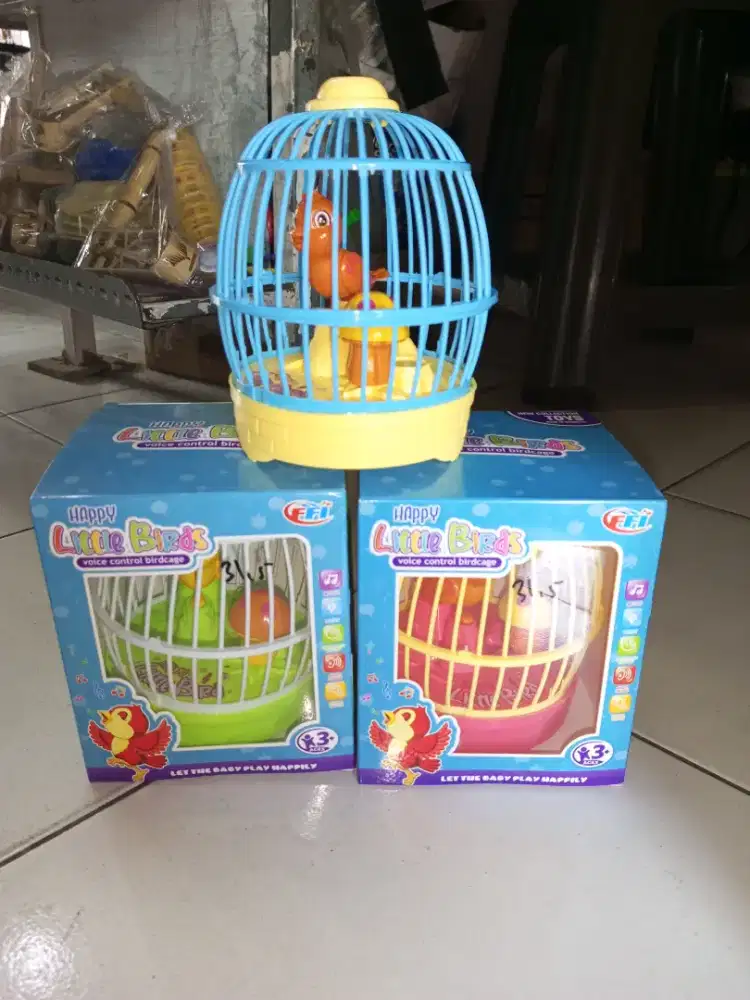 Mainan Anak Sangkar burung batre