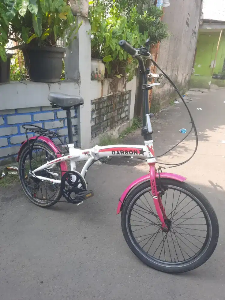 Jual sepeda lipat darson uk 20 speed 7.