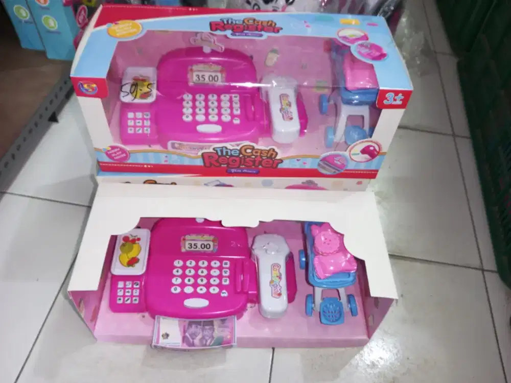 Mainan Anak Kasir set troli
