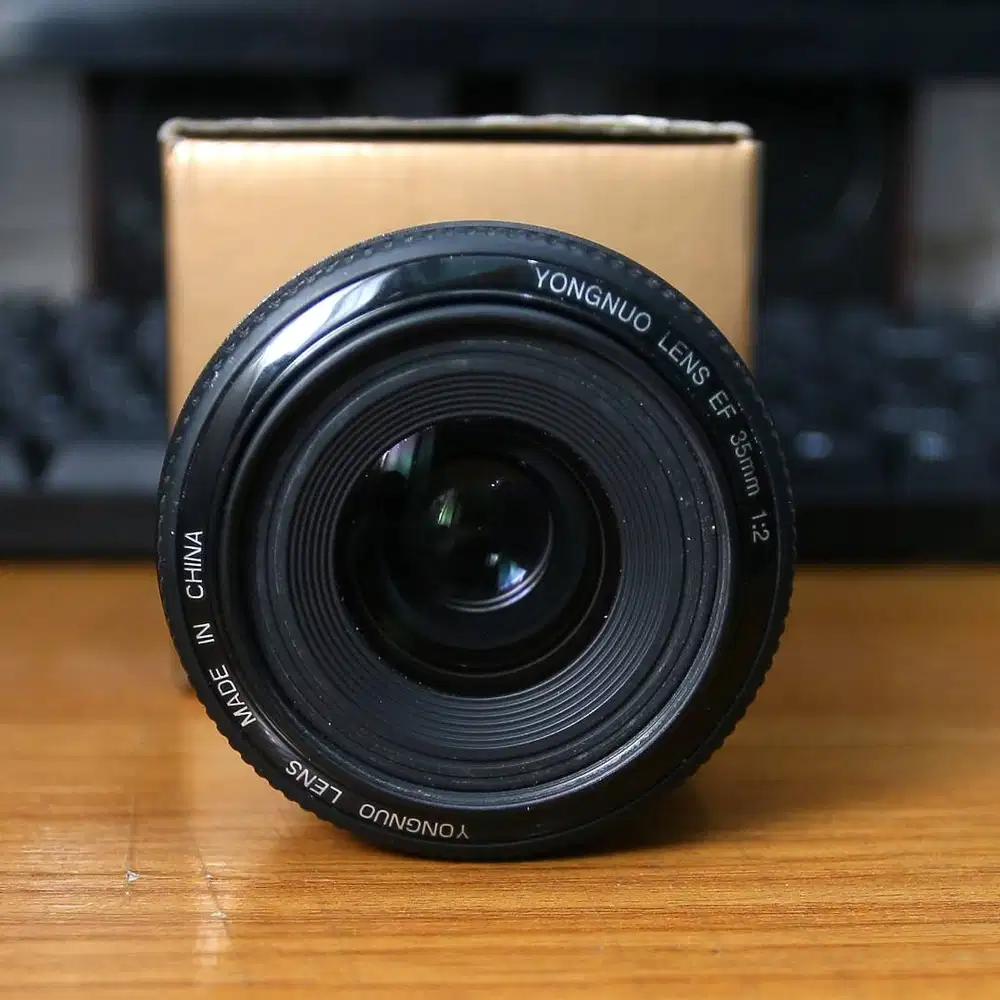 Lensa 35mm yongnuo for canon