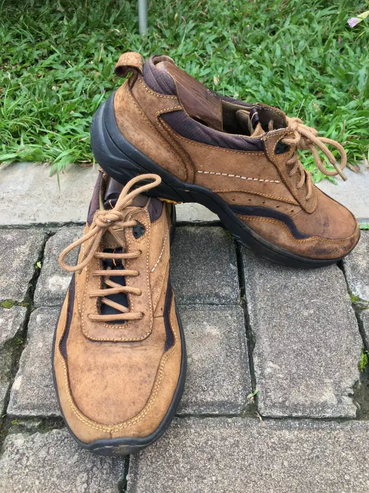 Sepatu Camel Active Trekking Hiking Kulit Suede Coklat Size 42 Outdoor