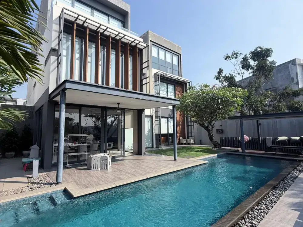 ‼ DIJUAL RUMAH MEWAH FULL FURNISHED, SIAP HUNI ‼   Navapark Cluster Lyndon - BSD