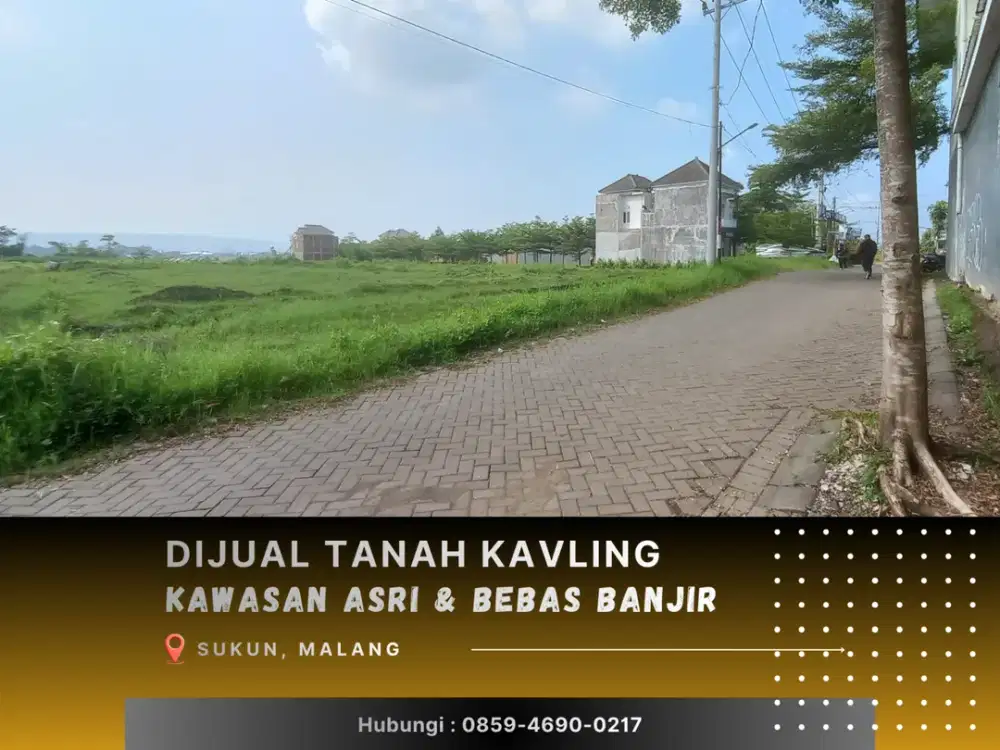 5 Menit Alun alun Malang Tanah Malang Cocok Bangun Rumah SHM Split